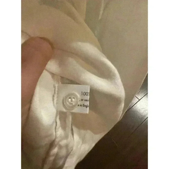 Eskandar Shirt Top Women's Size 1 Linen Lagenlook Oversize Boxy Button Up Long - Picture 3 of 9